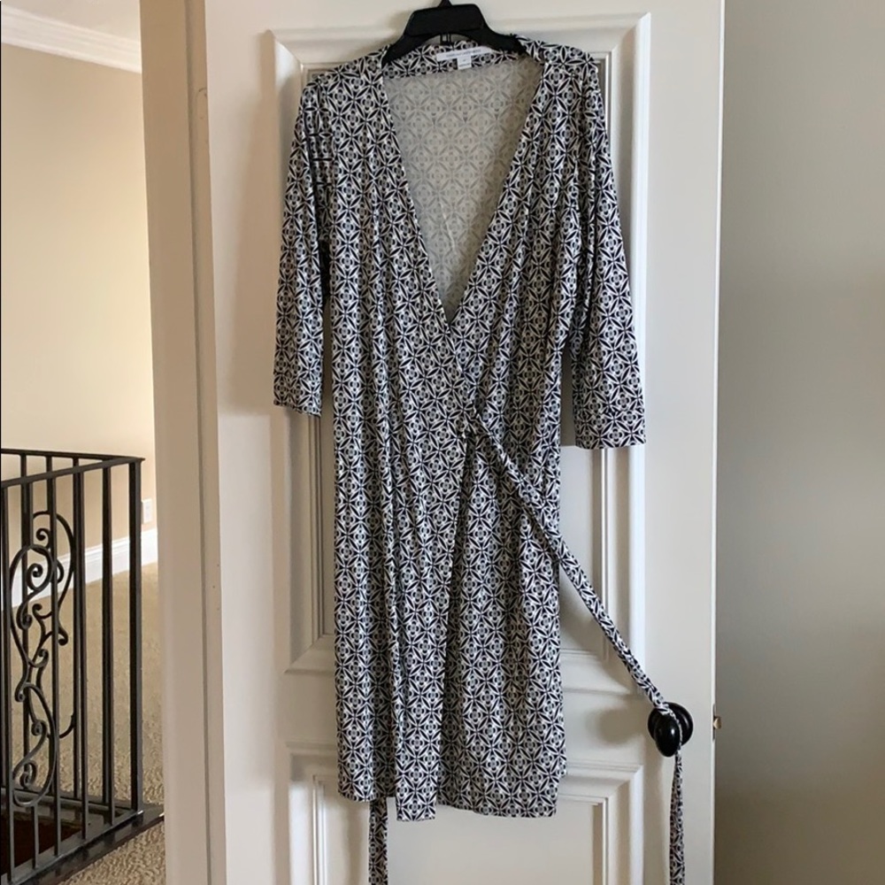 Diane Von Furstenberg New Jillian Wrap Dress